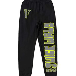 Juice Wrld x Vlone Legend Sweatpants Black