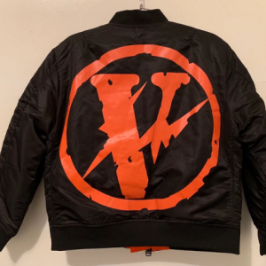 VLONE Friends Blue Print Jean Jacket