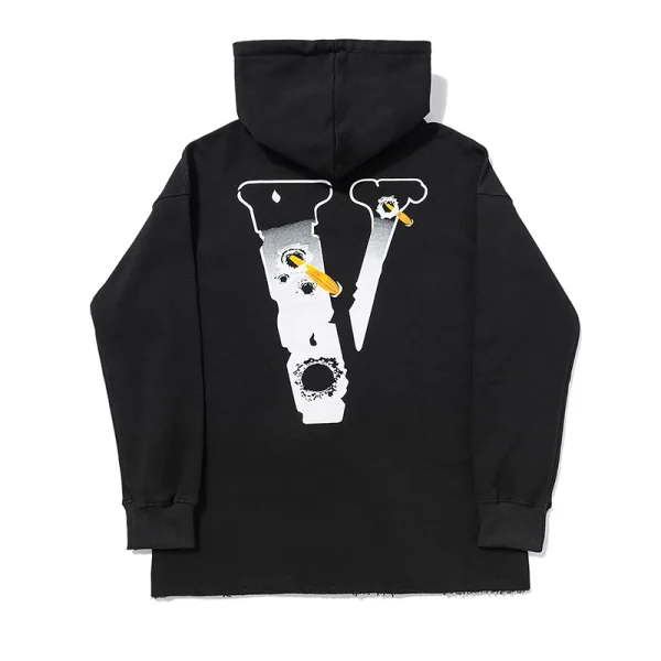 Vlone Hawk Em Bullet Holes Hoodie