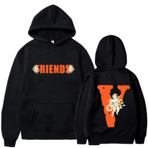 Vlone Friends and girl logo Hoodie